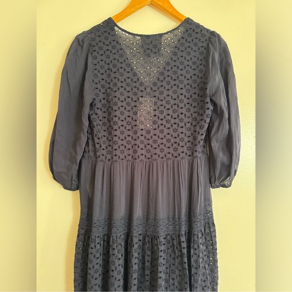 Savannah Navy Blue Maxi Dress - Picture 7 of 8